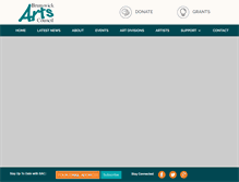 Tablet Screenshot of brunswickartscouncil.org